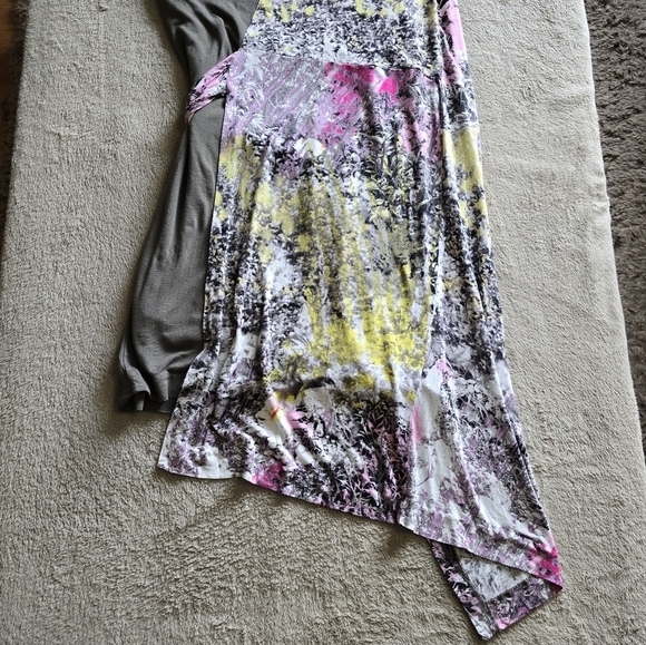 Anthropologie Leifsdottir Crushed Chroma Asymmetrical tank dress size medium - Picture 11 of 16